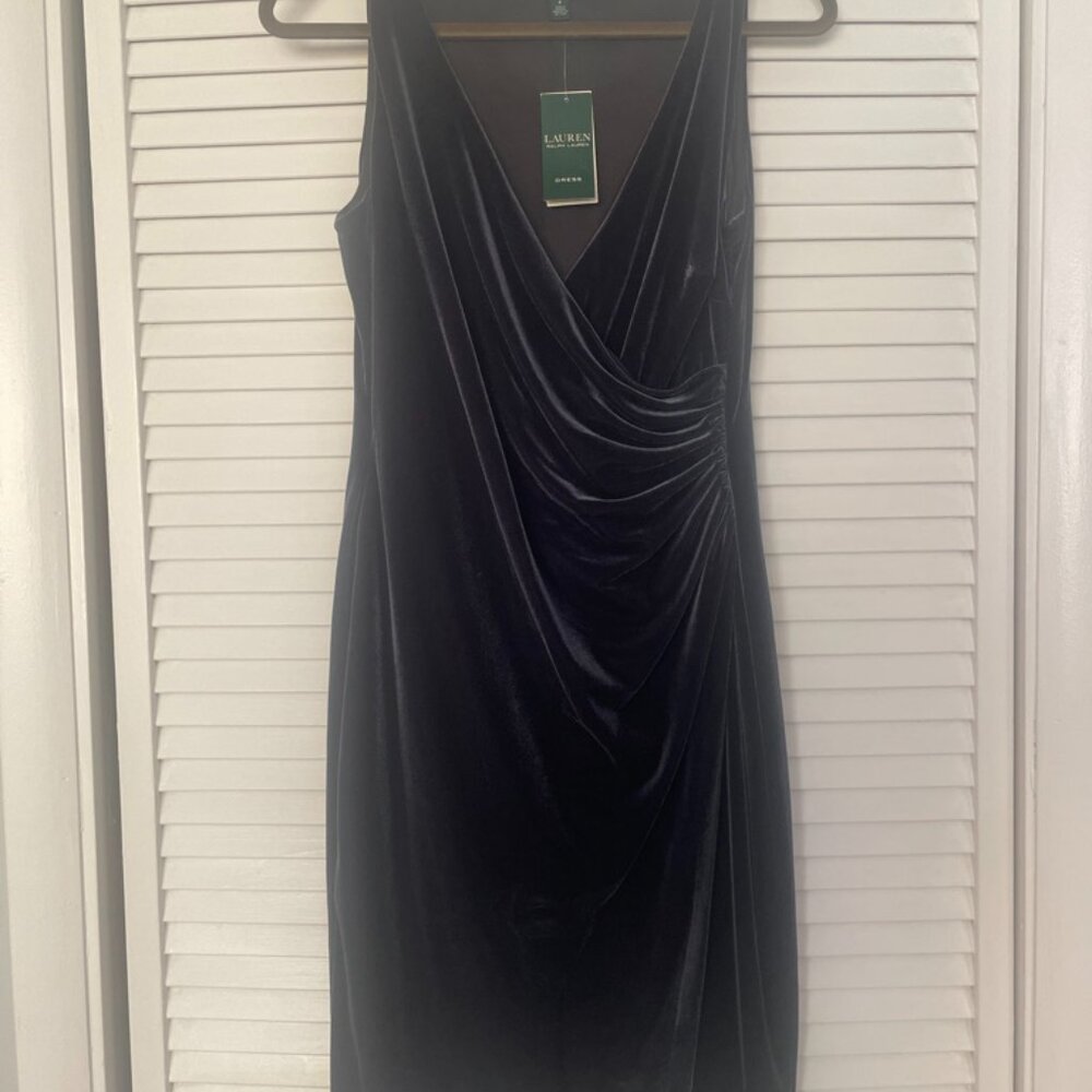 Ralph Lauren Velvet Dress Size 6